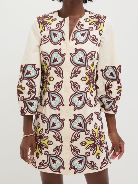 Tuckernuck Dresses & Skirts - TUCKERNUCK Citron Slate Leighton Embroidered Dress